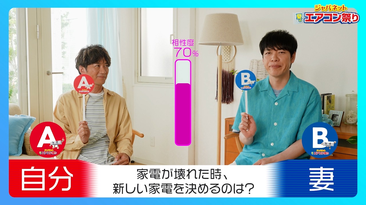 CMのメイキング映像より。