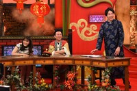 左から渋谷凪咲、かまいたち。(c)関西テレビ