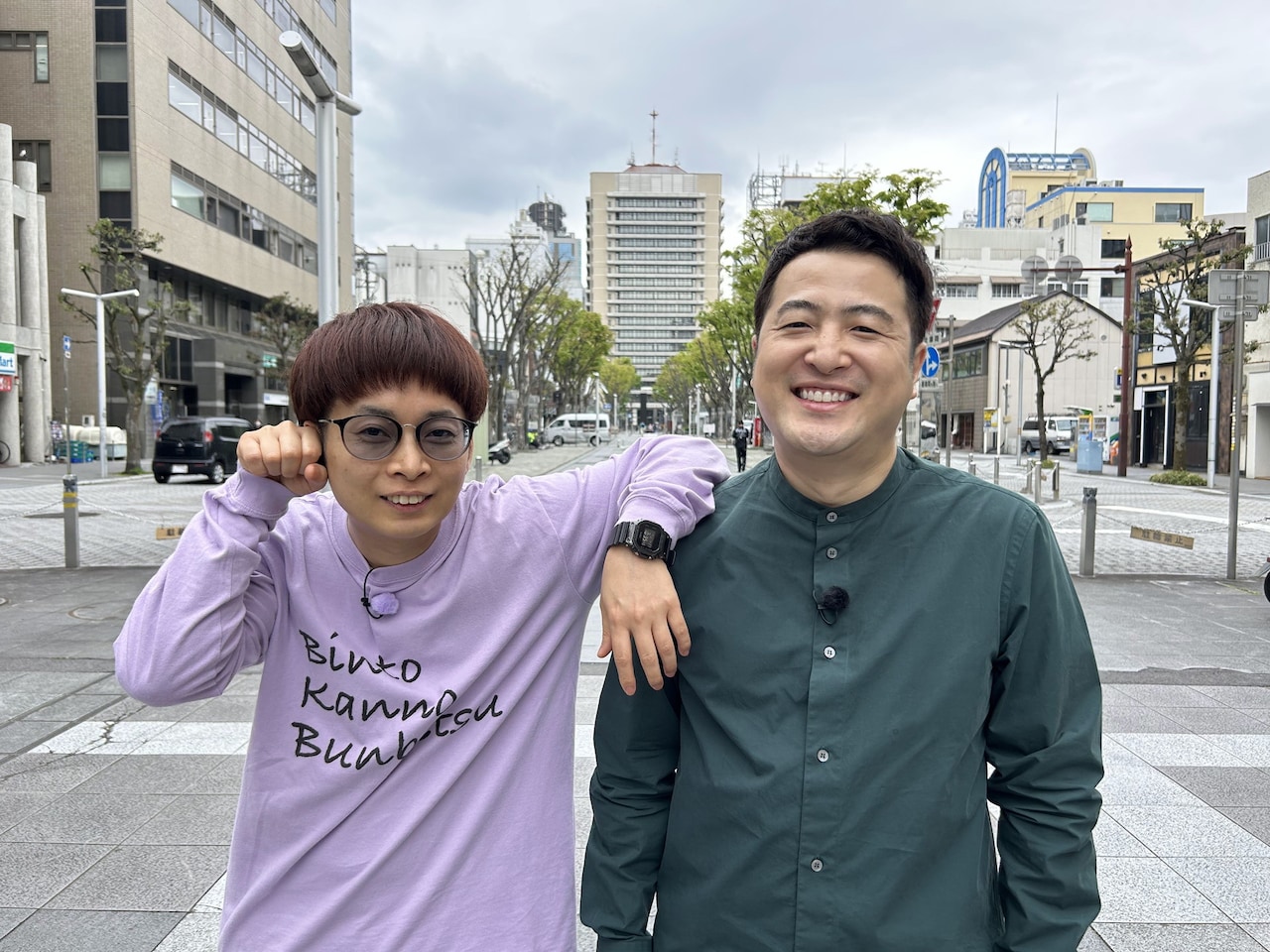 水田信二とバイク川崎バイク、同期コンビが静岡で肉を食べまくる