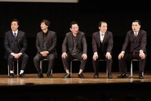 左から、ギャロップ毛利、マシンガンズ、ななまがり。