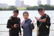 左から矢野勝也、ナインティナイン岡村、兵動大樹。(c)テレビ大阪