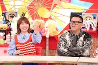 「ミュージックジェネレーション」に出演する（左から）Aマッソ加納、シソンヌ長谷川。(c)フジテレビ