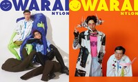 「OWARAI NYLON 02」表紙は男性ブランコ、裏表紙はカベポスターが飾る。