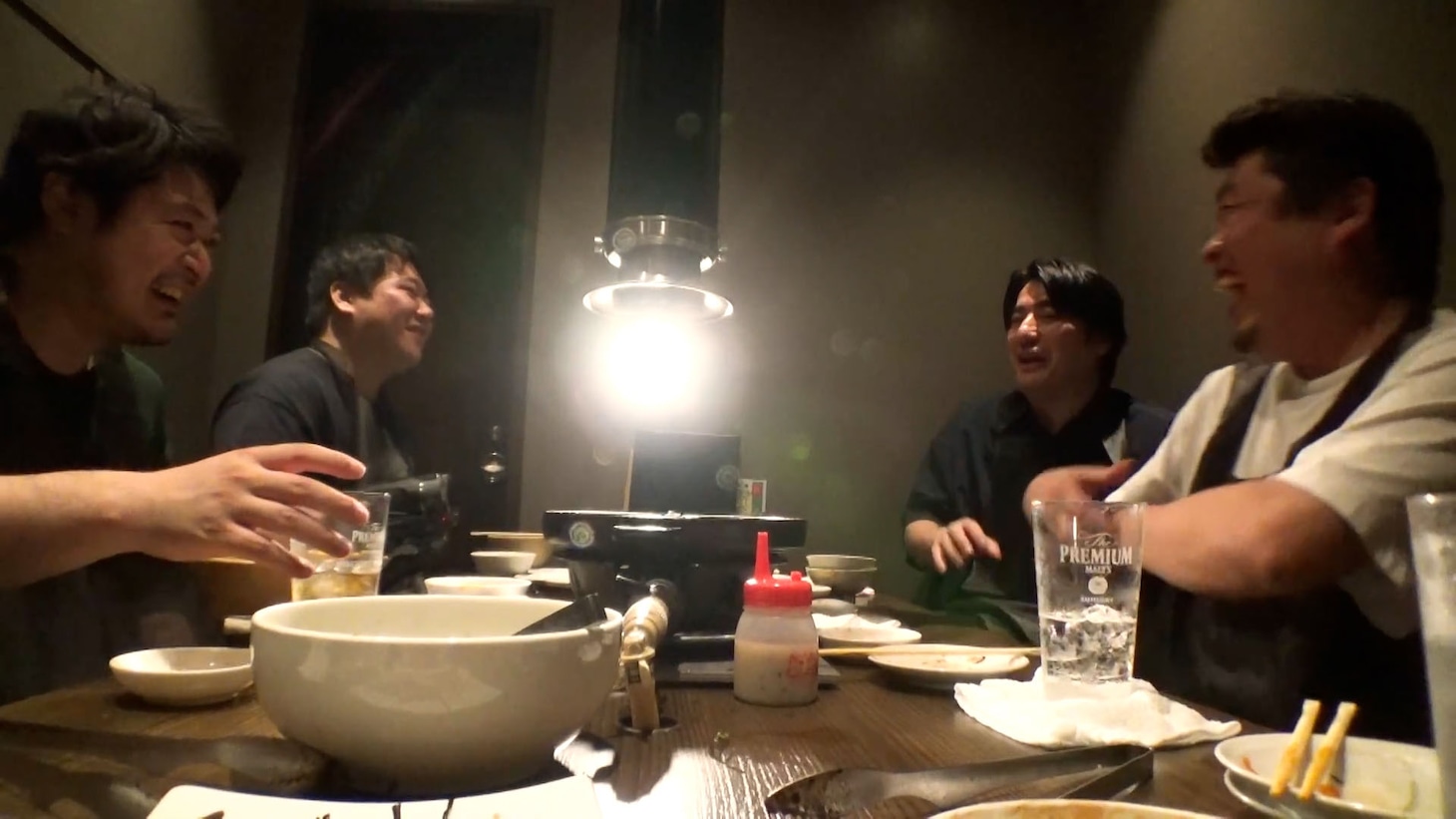 「BSノブロック～新橋ヘロヘロ団～」初回ロケのワンシーン。