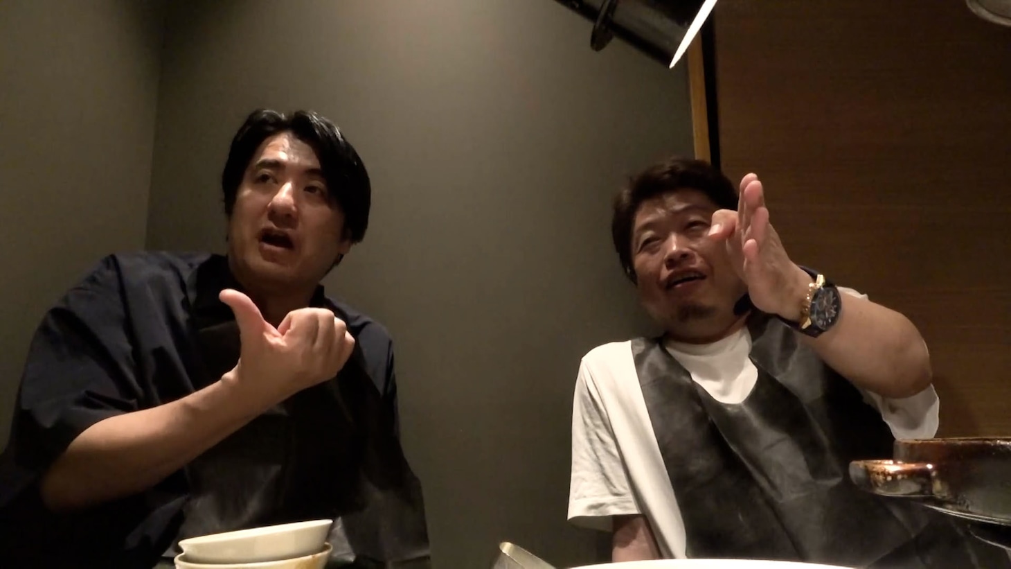 「BSノブロック～新橋ヘロヘロ団～」初回ロケのワンシーン。