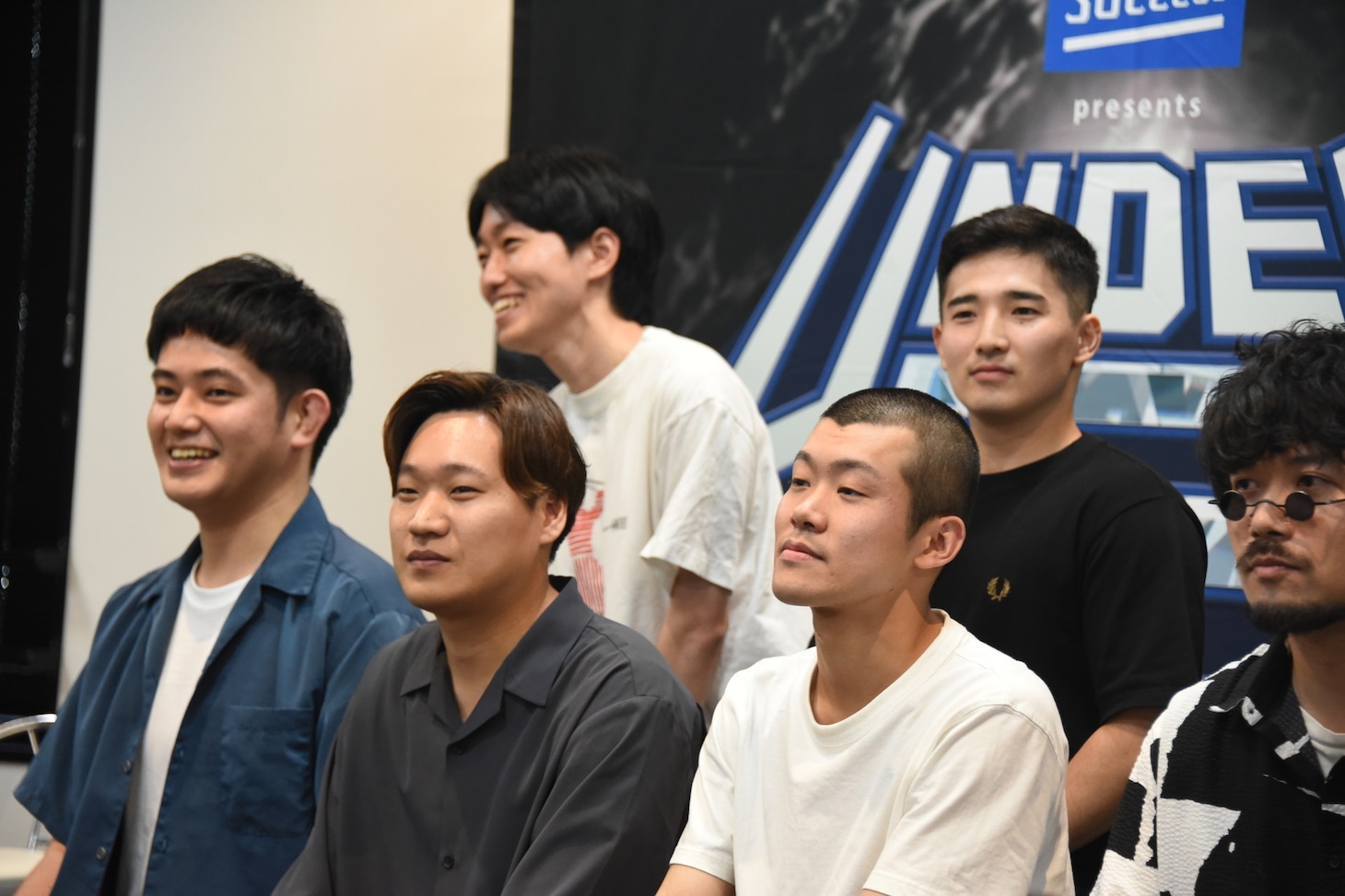 「UNDER5 AWARD 2024」決勝進出者会見の様子。