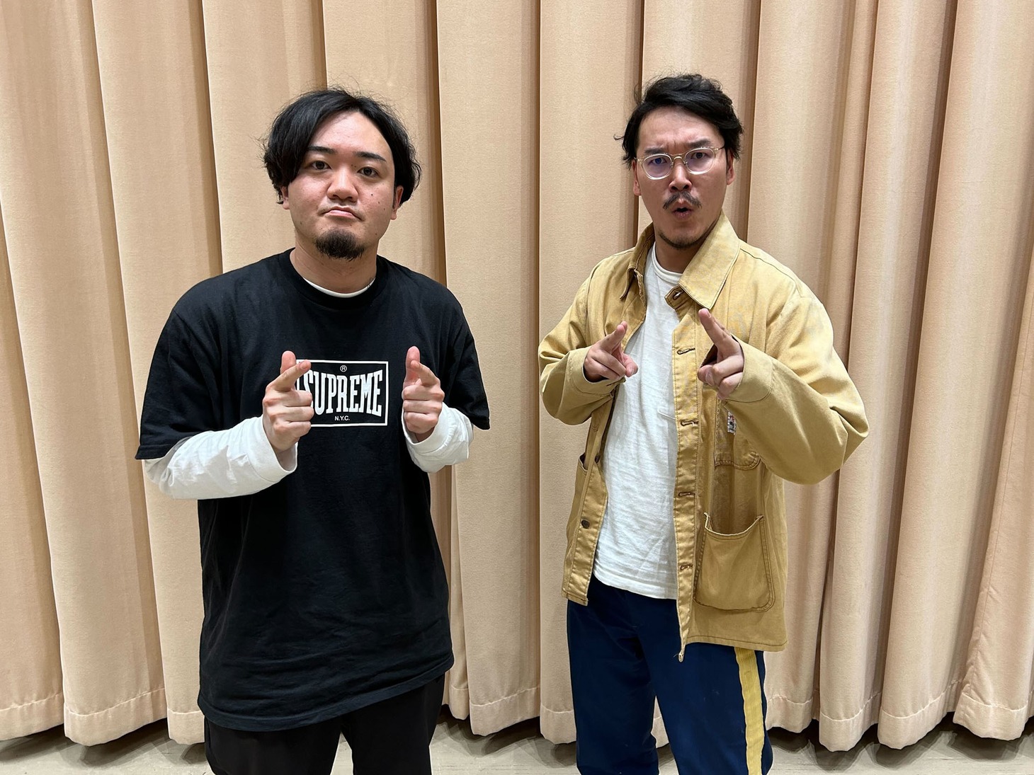 隣人。中村遊直（左）と橋本市民球場（右）。