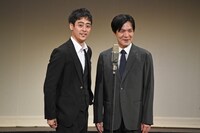 エキシビションコーナーでネタを披露するラパルフェ。