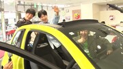 「向井長田のくるま温泉ちゃんねる」のワンシーン。