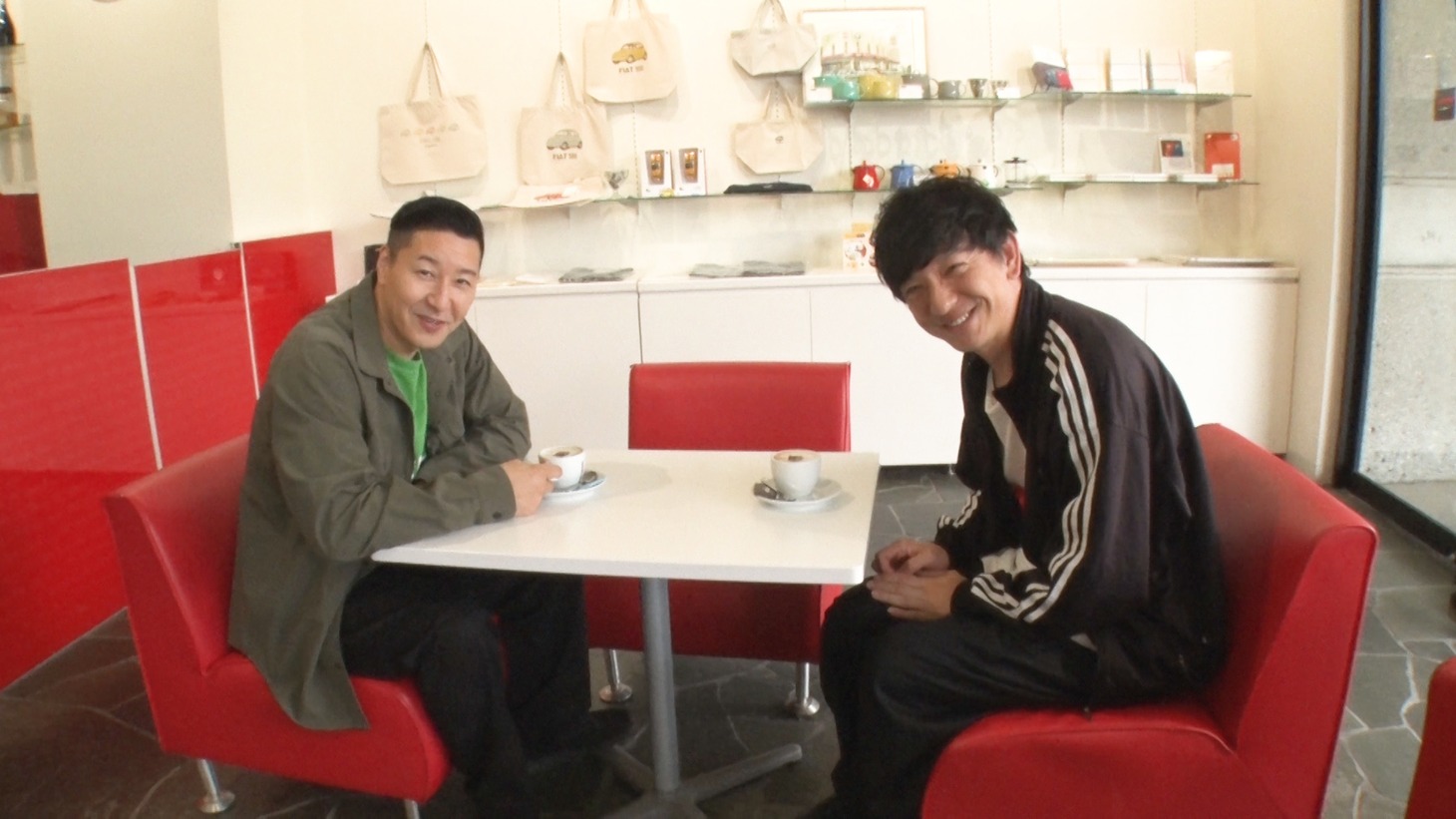 「向井長田のくるま温泉ちゃんねる」のワンシーン。