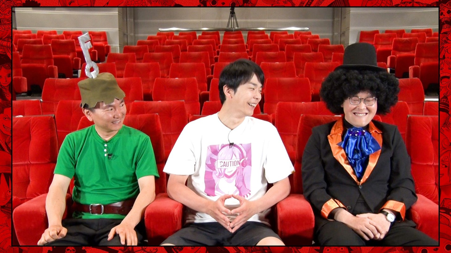 左から、かまいたち、アインシュタイン稲田。(c)フジテレビ