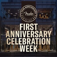 「Fender Flagship Tokyo First Anniversary Celebration Week」キービジュアル