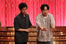 トンツカタンの森本（左）とお抹茶（右）。(c)フジテレビ