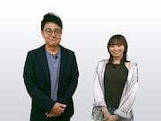 「吾輩は芸人である。」に出演する(左から)銀シャリ橋本、安本彩花(私立恵比寿中学)。(c)ABCテレビ