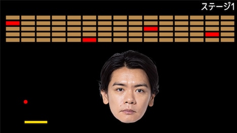 「大乱闘 ブロックくずして~球に当たると、顔がデッカチャンだよ!!~」