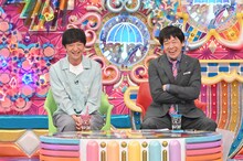 パンサー向井と蛍原徹。(c)テレビ朝日