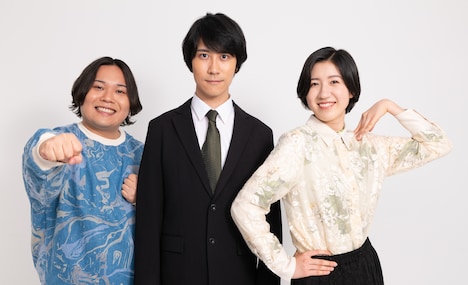 破壊ありがとう。左から森もり、田中机、木下もくめ。