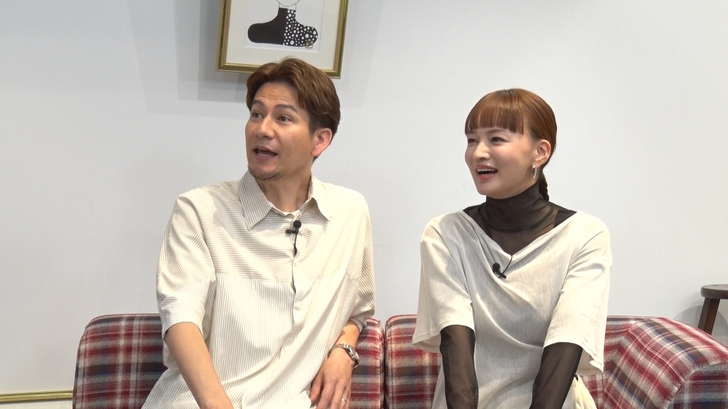 JOY、わたなべ麻衣夫妻。