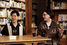 左から滝音さすけ、あわよくばファビアン。