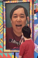 リモートで参加した霜降り明星せいや。