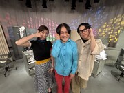 左から、三谷紬アナ、永野、令和ロマンくるま。(c)テレビ朝日