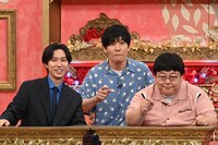 タイムマシーン3号と阿部亮平（左）。(c)フジテレビ