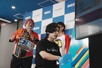 ゲームプレイ中の野田クリスタル。