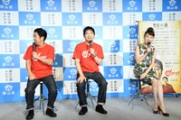 「岡アツ！」PRイベントの様子。