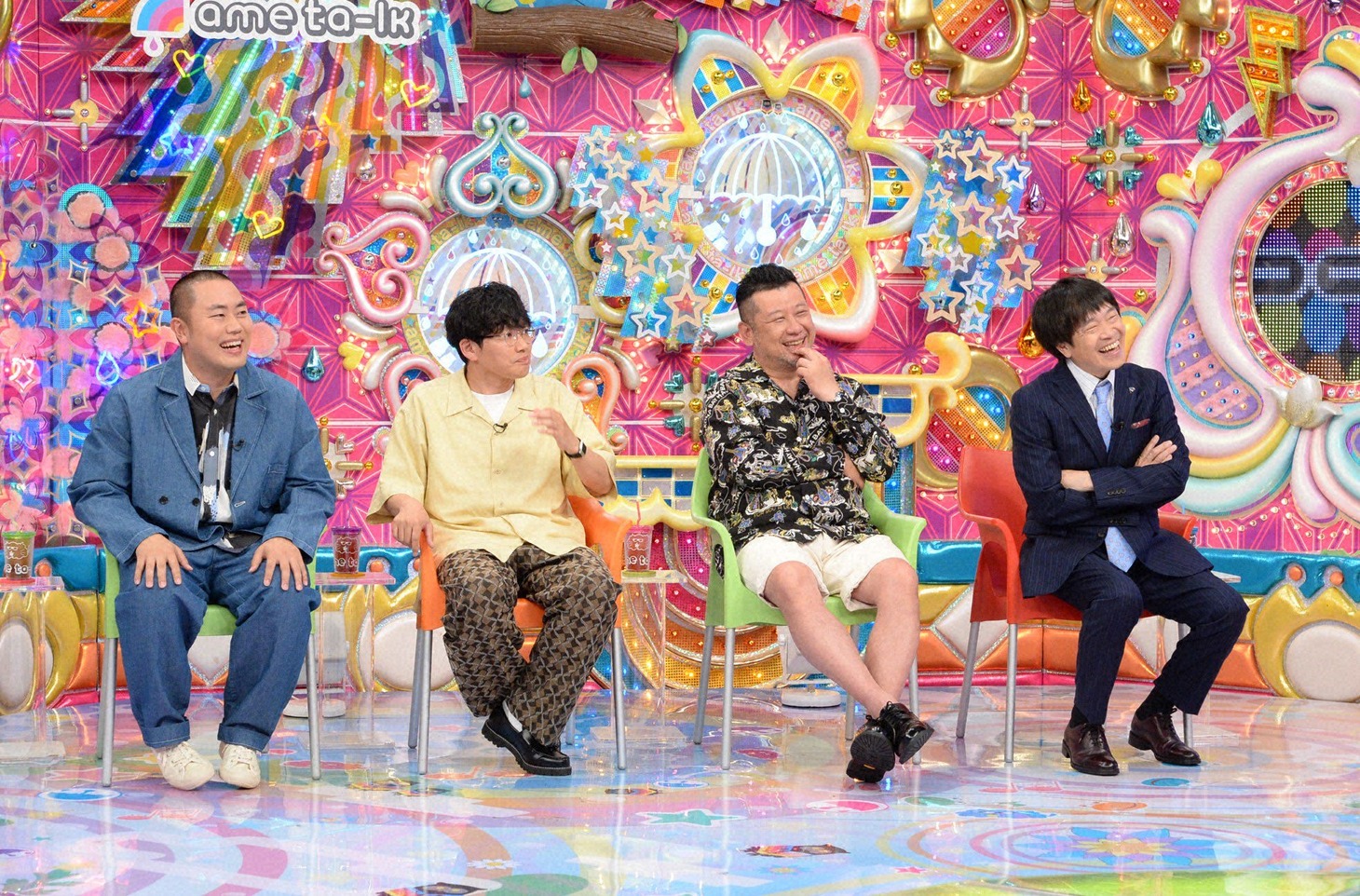 左から、ハナコ岡部、ミキ亜生、ケンドーコバヤシ、蛍原徹。(c)テレビ朝日