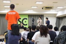 清川雄司のよしもとアカデミー特別授業の様子。