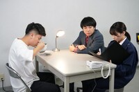 「本日も絶体絶命。」撮影中の様子。