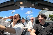 左から、品川庄司・庄司、ハリウッドザコシショウ、とにかく明るい安村、宮舘涼太。(c)TBS