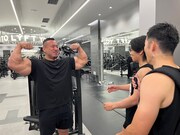 「なぜ君は筋トレをしていないのか？」5repのワンシーン。(c)BSテレ東