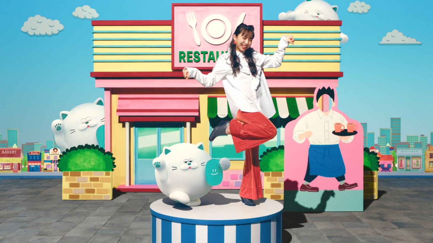 シェアフルのCM「おいでよ！シェアフル！」編より。