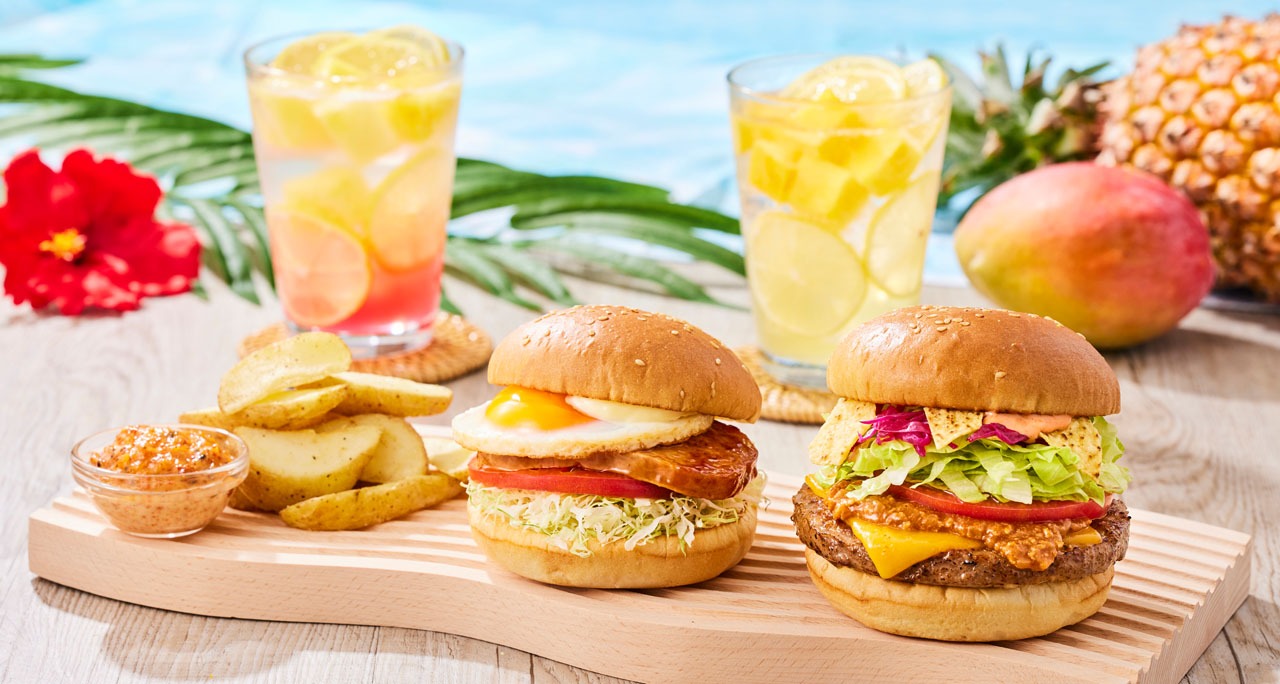 フレッシュネスバーガーの沖縄フェア。