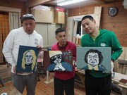 左から野性爆弾くっきー！、ナインティナイン岡村、東野幸治。