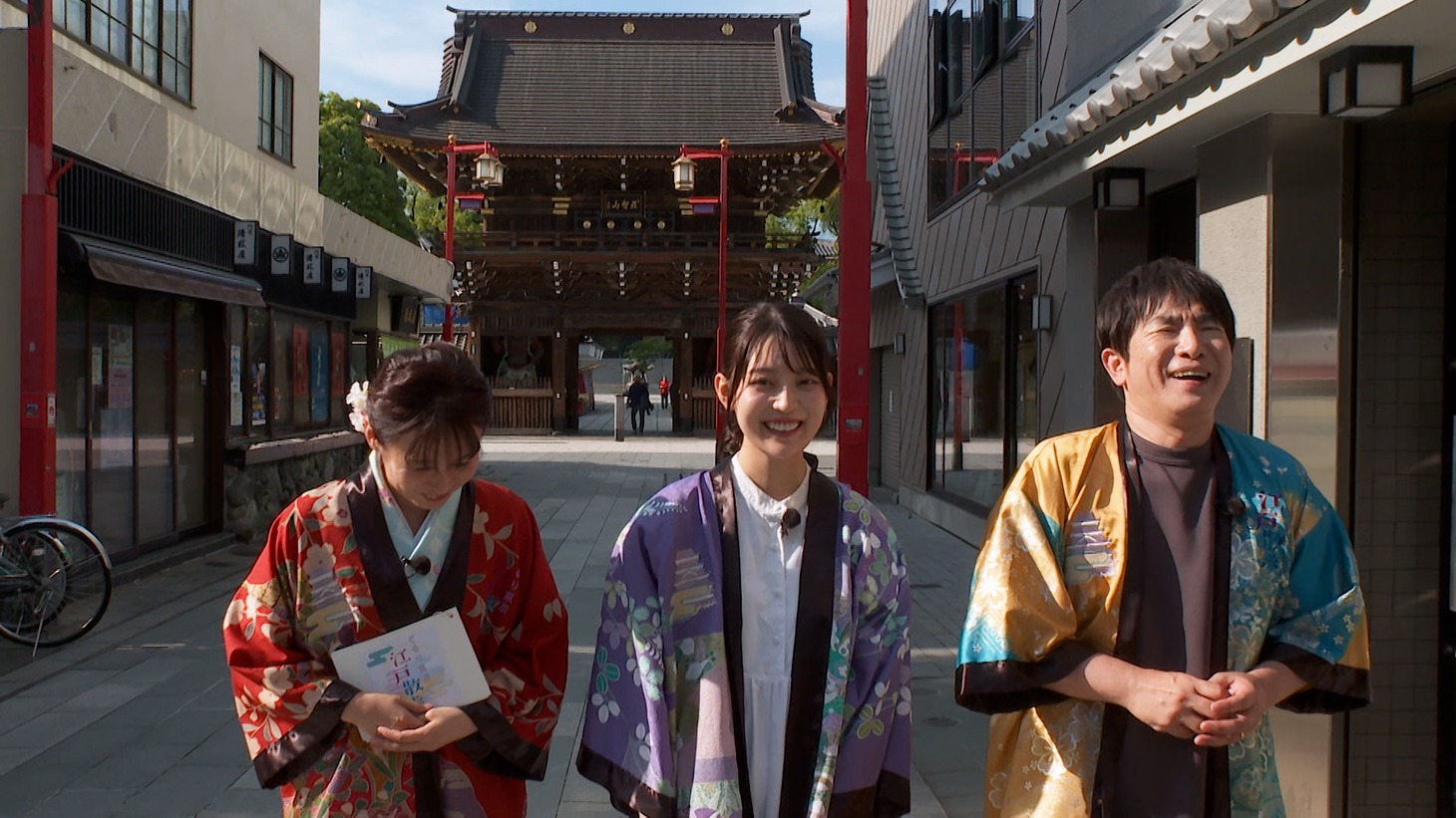 左から堀口茉純、阪口珠美、よゐこ濱口。(c)TOKYO MX