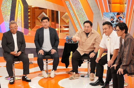 左から、サンドウィッチマン、ドランクドラゴン塚地、アンタッチャブル。(c)テレビ朝日