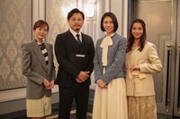 左から、比嘉愛未、アルコ＆ピース平子、松下奈緒、高橋メアリージュン。(c)テレビ朝日