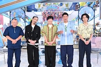 左から笑福亭鶴瓶、パンサー、藤ヶ谷太輔。(c)TBS
