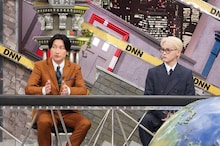 左から、相席スタート山添、川西拓実。(c)フジテレビ