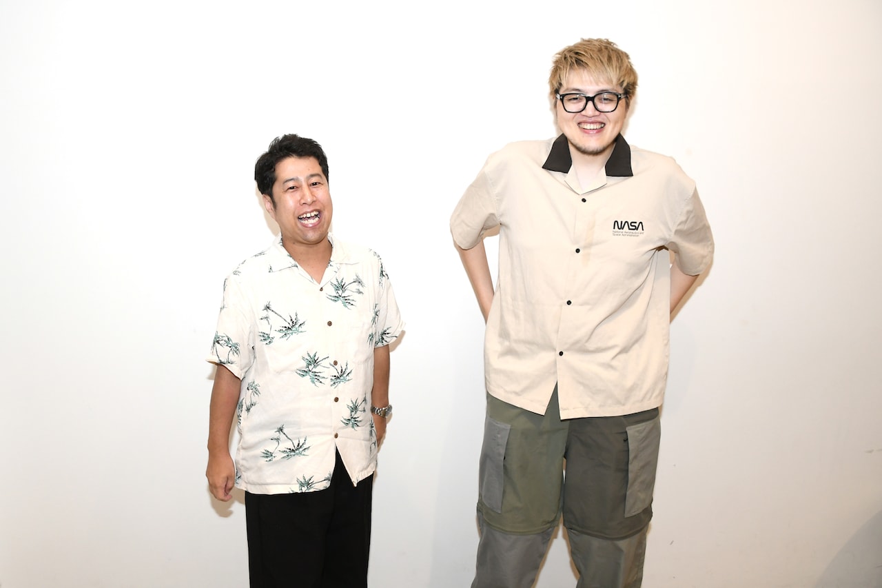 ウエストランド井口と飯塚大悟。