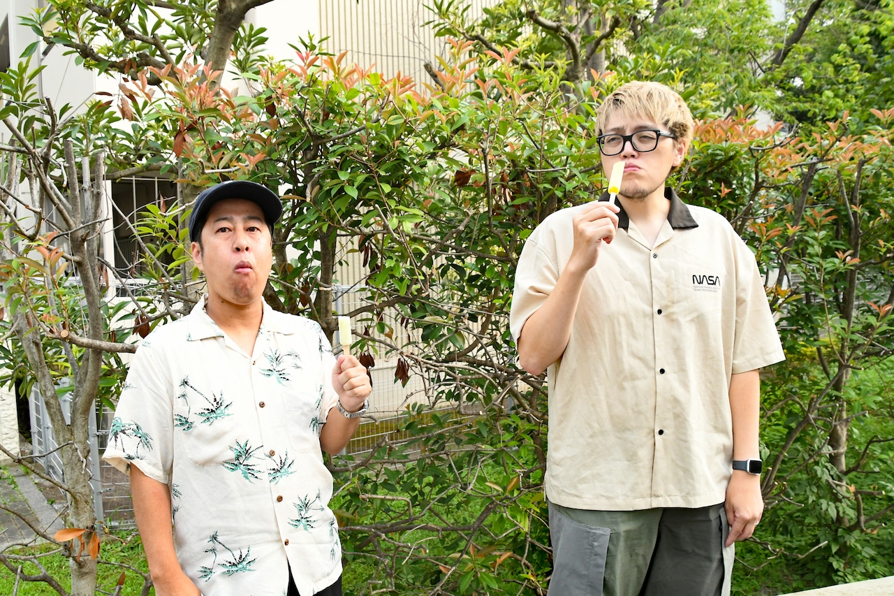 ウエストランド井口と飯塚大悟。