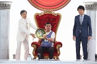 「千原ジュニアの座王 チャンピオン大会45分SP」の出場者。(c)関西テレビ