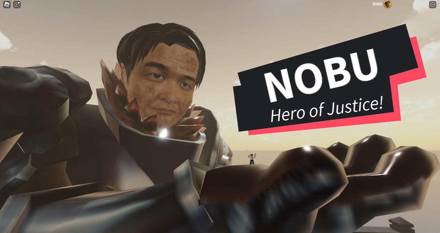巨大化したNOBU。