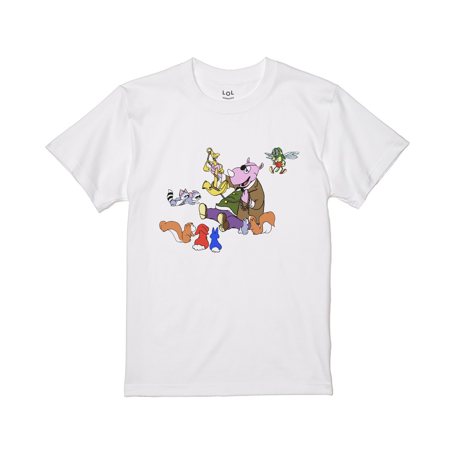 オズワルドのキーワードから制作されたTシャツ。