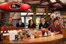 左からザ・パンチ、ガクテンソク、ナインティナイン岡村。(c)関西テレビ