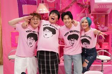 左からマユリカ中谷、蛙亭・中野、瀬口黎弥、ぱーてぃーちゃん信子。(c)中京テレビ