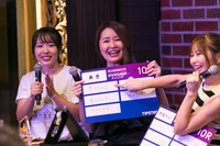 左から高木真備、香澄明希、近森カナ。