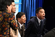 告知コメント収録も全力の爆笑問題と令和ロマン。